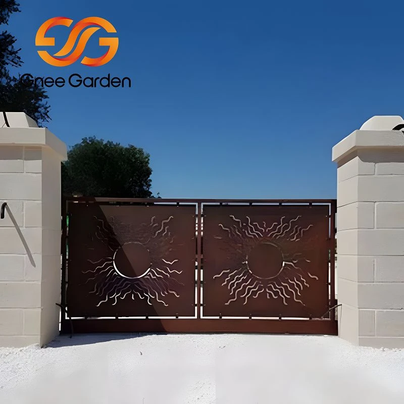 Corten Front Door