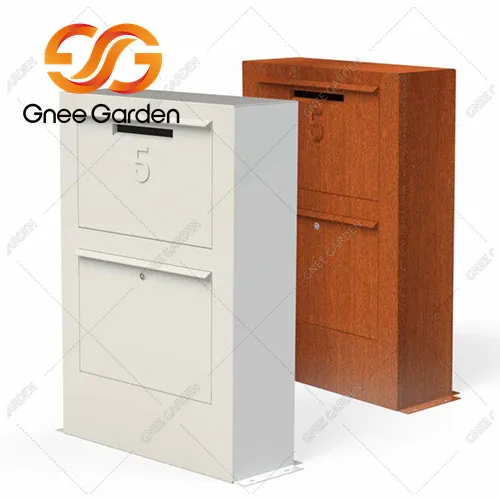 Caixa de correio externa Corten