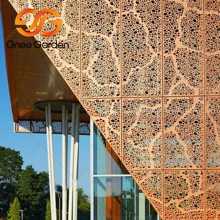 Edifício de revestimento de alumínio