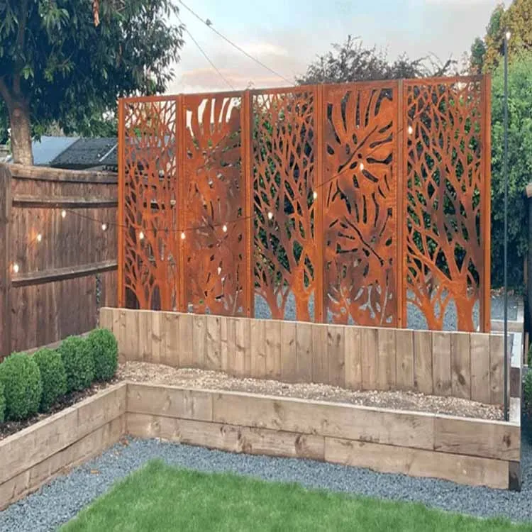 Divisória artística Corten