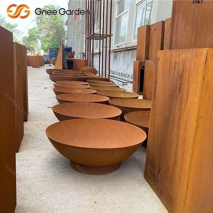 Corten Clean Burning Fire Pit Propane