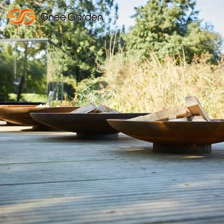 Corten Round Fire Bowl Timeless Appeal