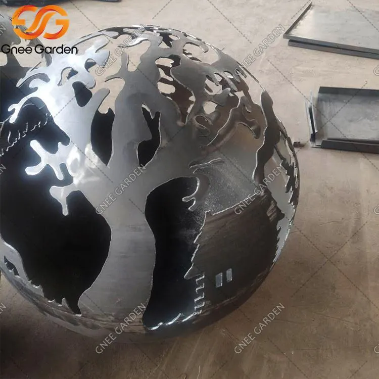 Bola Flamejante Corten