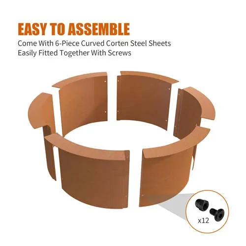 Corten Hand-forged Fire Pits