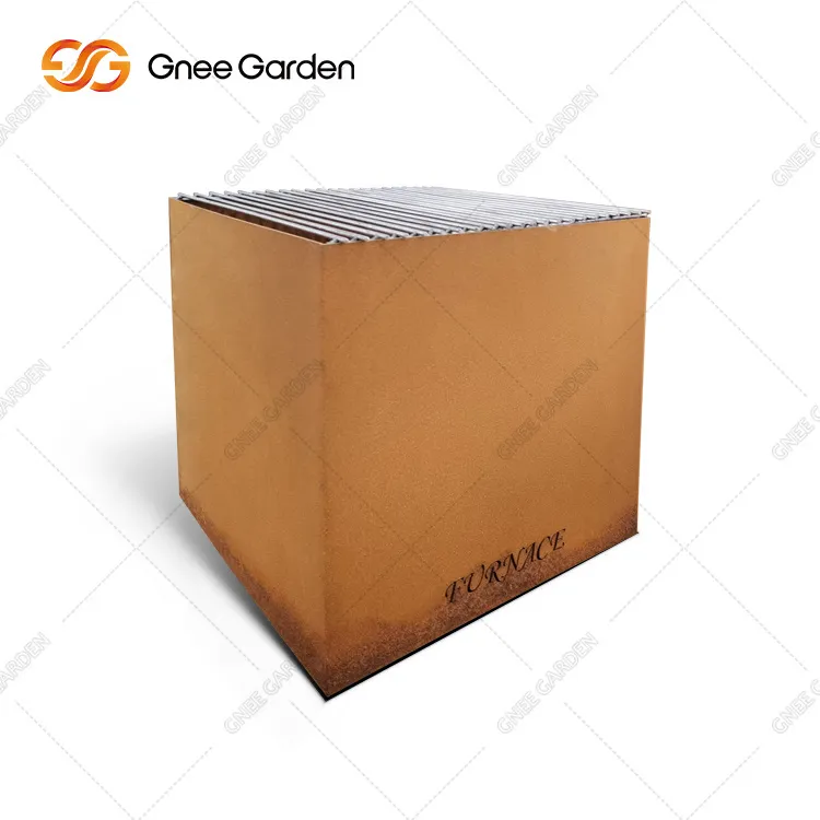 Fogueira de aço de design moderno Corten para quintal