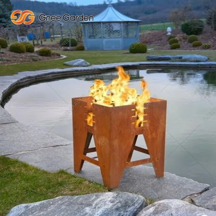 Corten Steel wood fired bbq