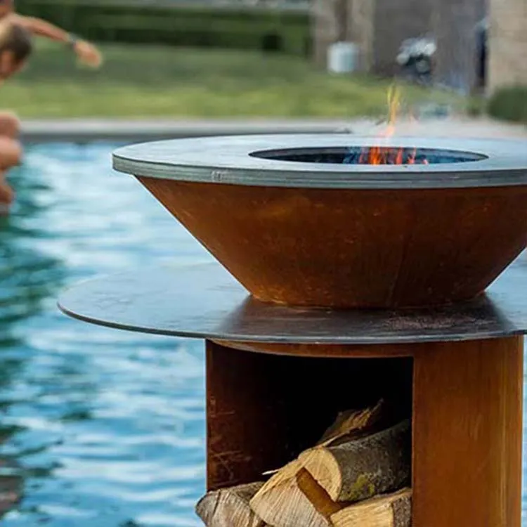 Grelha em Aço Corten