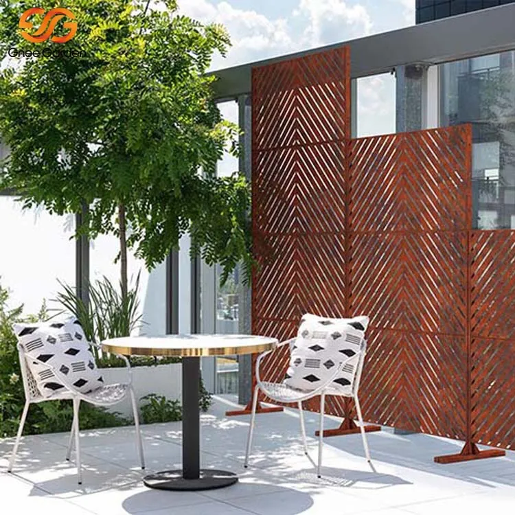 Telas decorativas de metal em aço Corten