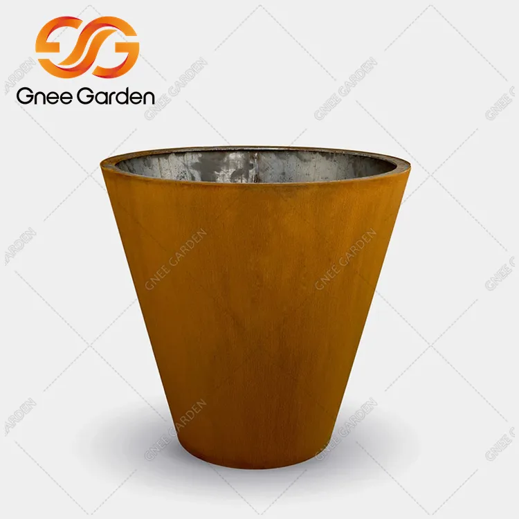 Churrasqueira externa em aço corten