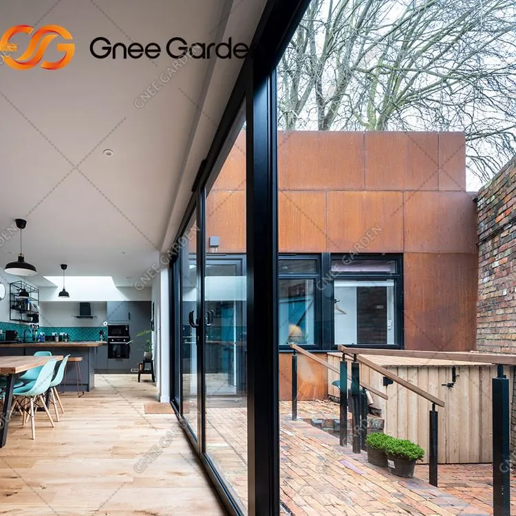 Painéis de metal de parede corten decorativos