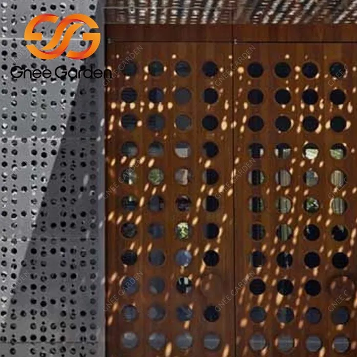 outdoor metal wall panels