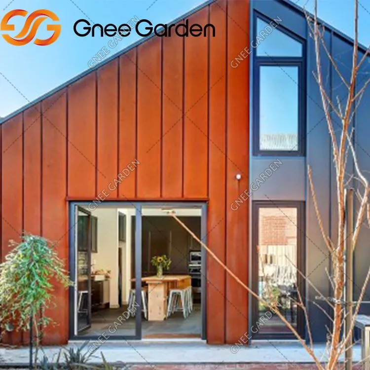 Paredes decorativas de cortina de aço corten