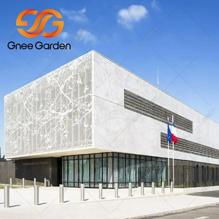 Painéis decorativos de metal para exteriores