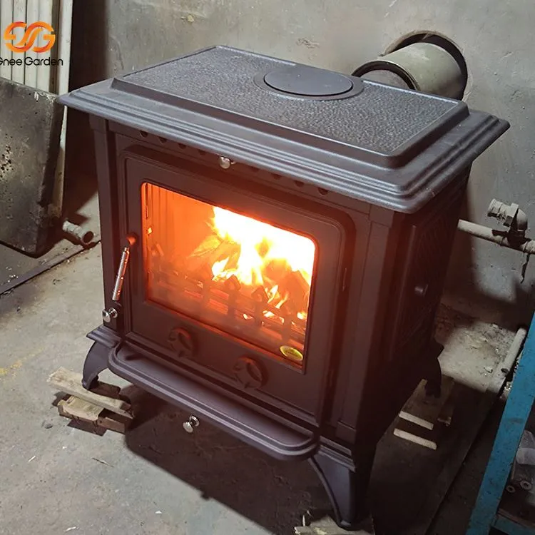 Lareira de madeira dupla face