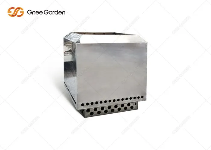 Fogueira em aço inoxidável