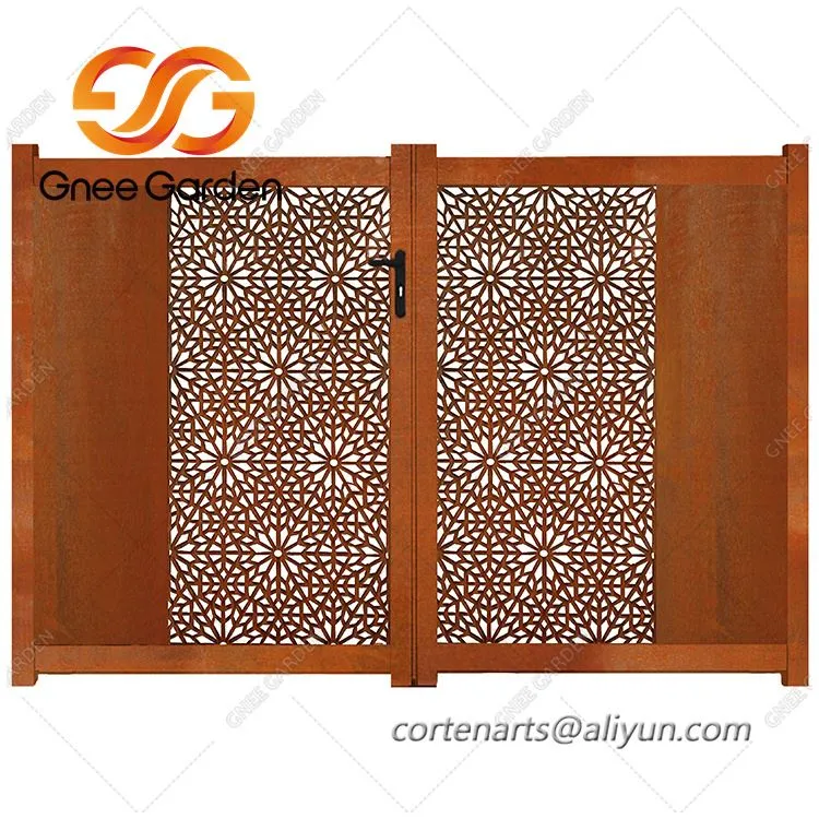 Portões de treliça para cercas de jardim