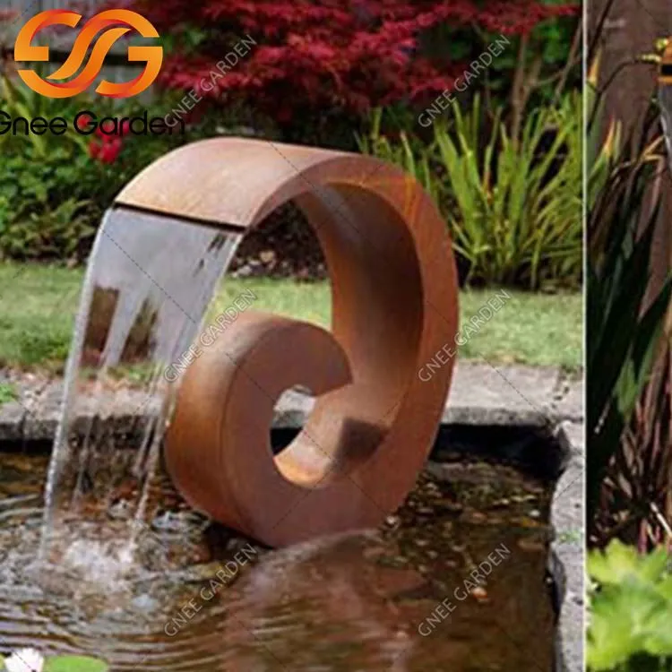 Cascata de Jardim Aço Corten