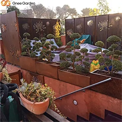 As telas Corten Garden podem fornecer privacidade total?