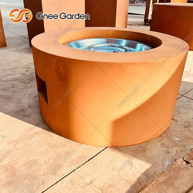 Large Corten Steel Fire Pit