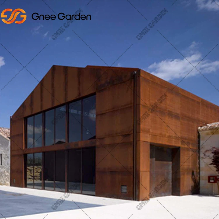 Painéis de fachada externa de metal