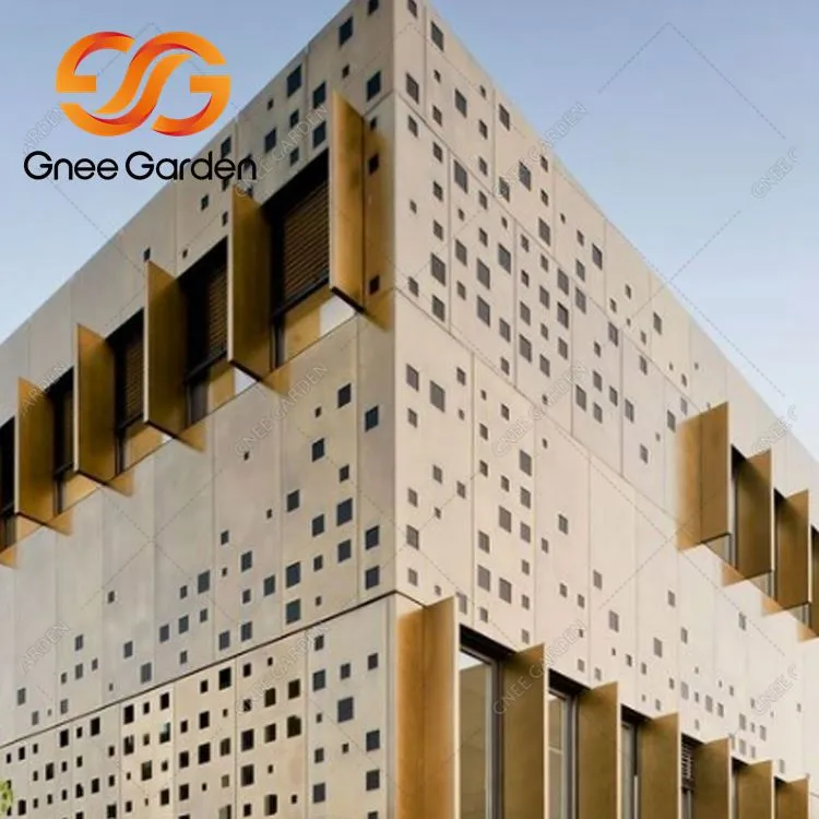 Painéis de parede externos de metal