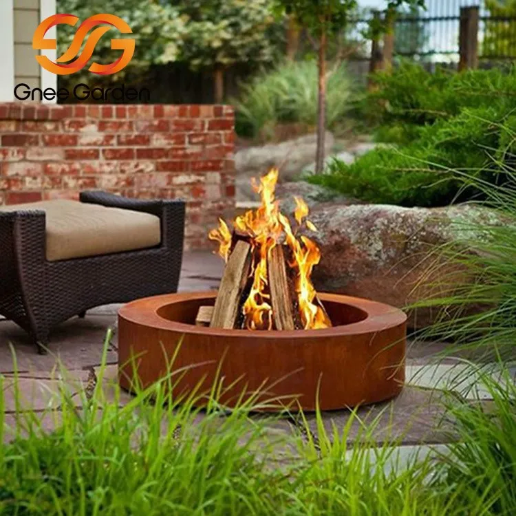Backyard Large Metal Fire Pit Backyard Large Metal Fire Pit