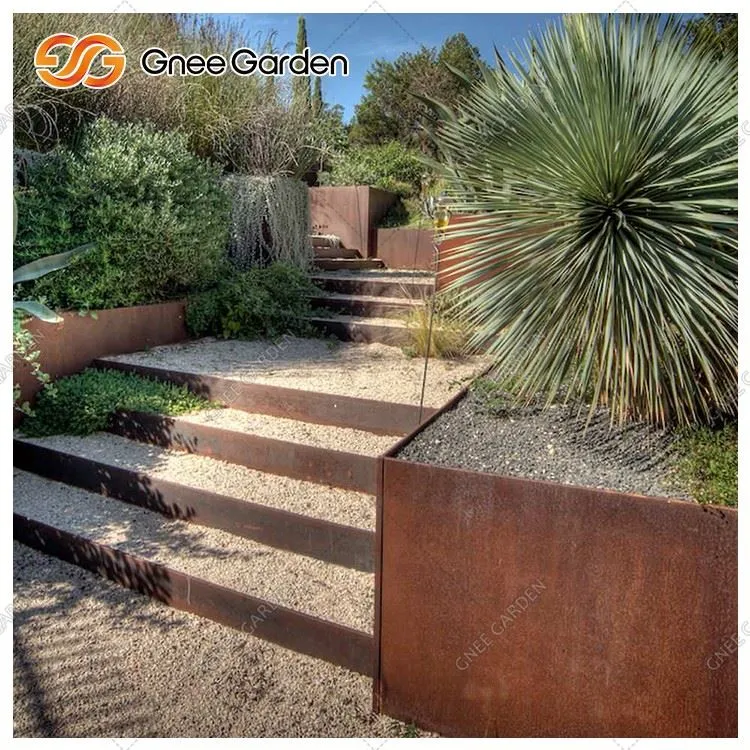 Outdoor Corten Stairs