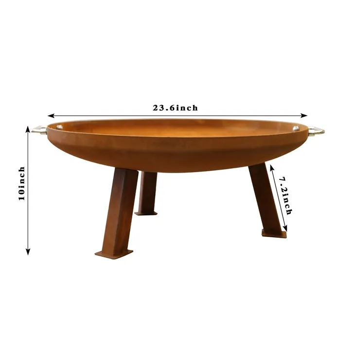 Queimador de fogo de aço para exterior