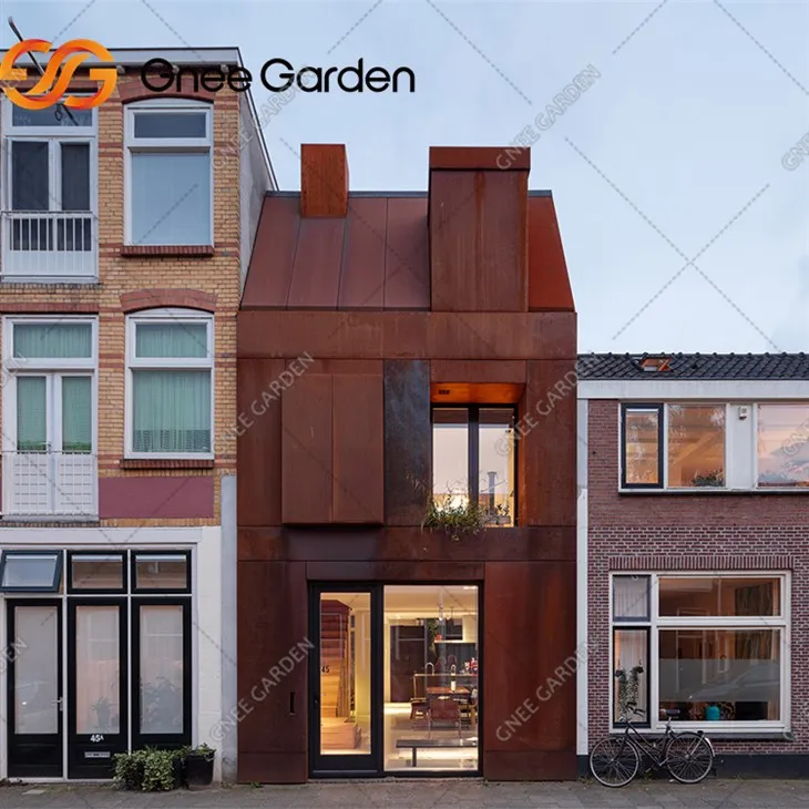 Painéis de metal perfurados de aço intemperizado