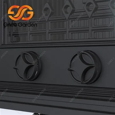 Lareira de ferro fundido