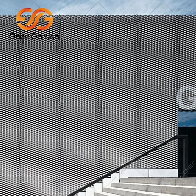 Revestimento de fachada em aço inoxidável