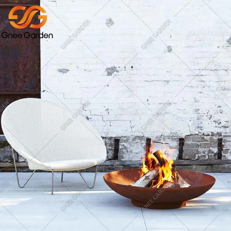 Tigela de fogo de intemperismo